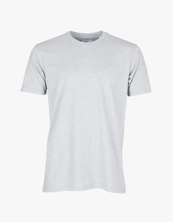 classic organic tee snow melange