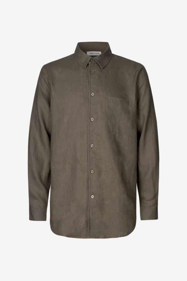 Liam NF shirt 14329 brown - Image 5