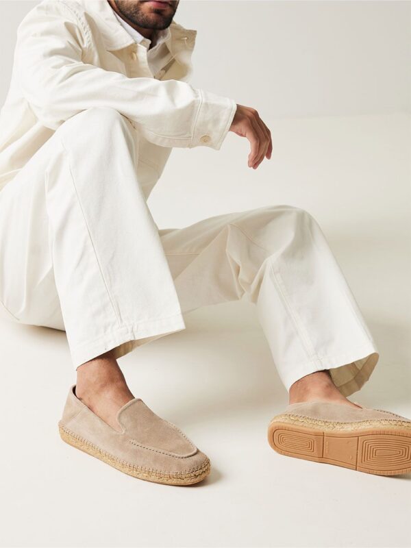 Mr Sanchez suede espadrilles beige - Image 4