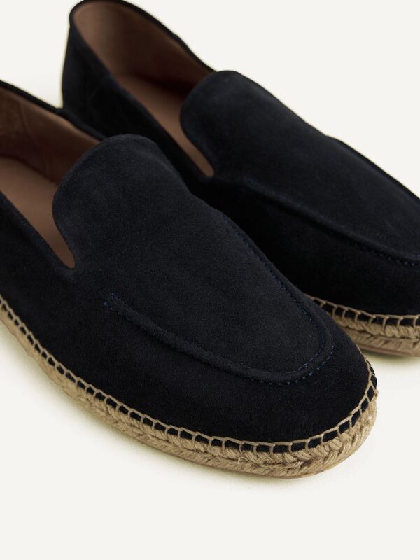 Mr Sanchez suede espadrilles navy - Image 4