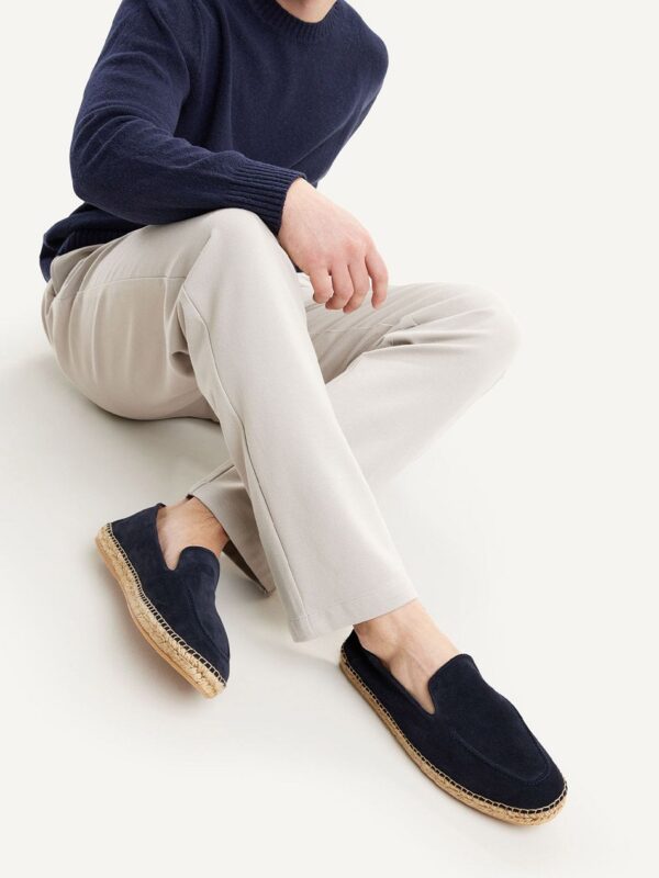 Mr Sanchez suede espadrilles navy - Image 6