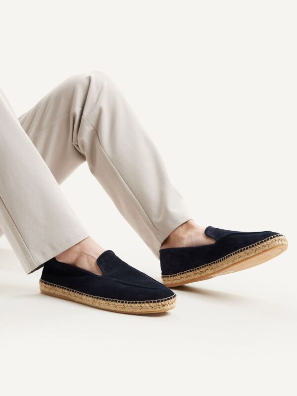 Mr Sanchez suede espadrilles navy - Image 5