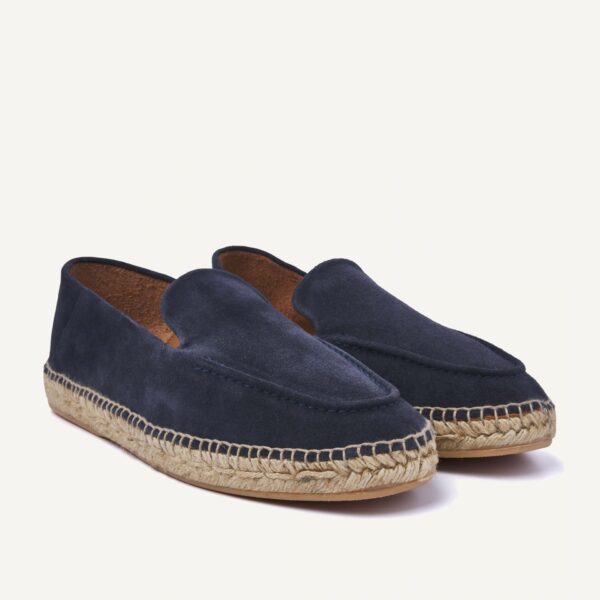 Mr Sanchez suede espadrilles navy - Image 2