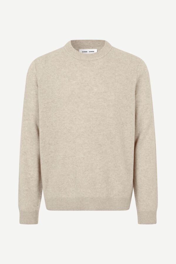 Isak Knit Sweater 15010 beige - Image 4