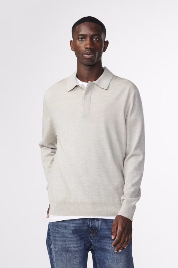 Emerson Wool Polo beige - Image 2