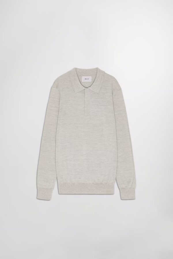 Emerson Wool Polo beige - Image 4