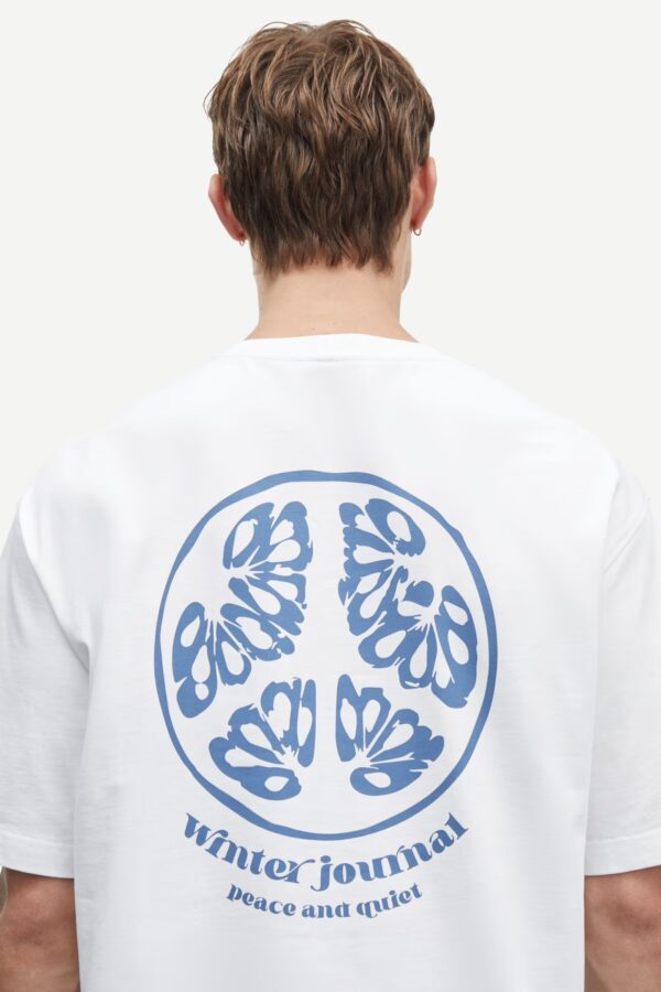 sajournal t-shirt white peace - Image 3