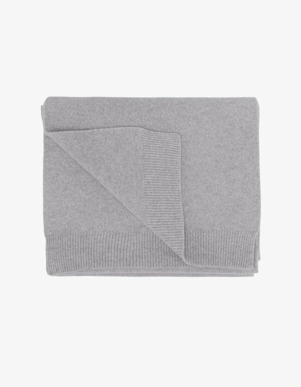 Merino Wool Scarf - Heather Grey