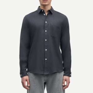 LIAM NF SHIRT 7383 black melange