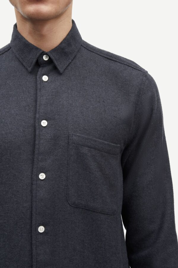 LIAM NF SHIRT 7383 black melange - Image 2