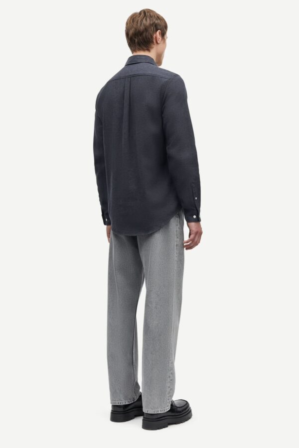 LIAM NF SHIRT 7383 black melange - Image 4