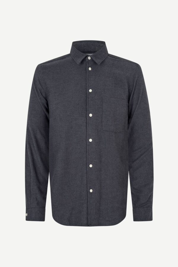 LIAM NF SHIRT 7383 black melange - Image 5