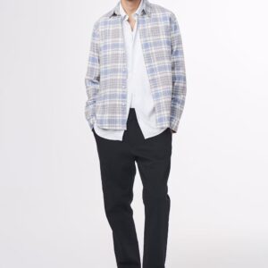 Arne Flannel Shirt grey check
