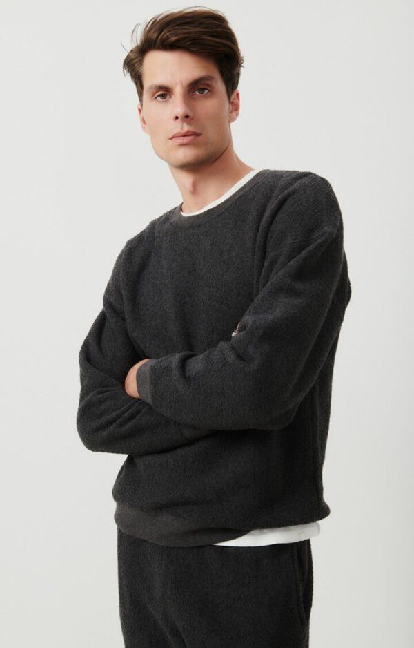 Bobypark sweatshirt melange charcoal