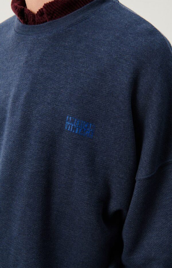 doven SWEATSHIRT overdyed navy - Image 4