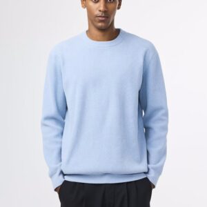danny crewneck sweater 6429 powder blue