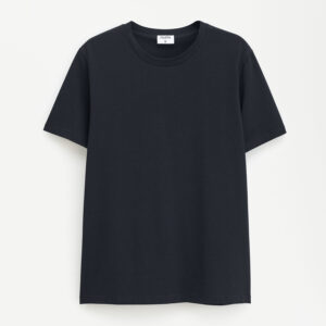STRETCH COTTON T-SHIRT black