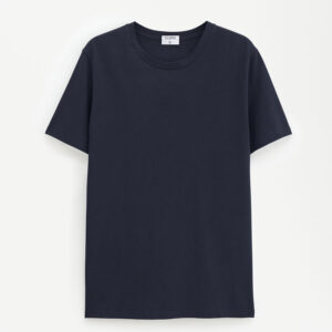 STRETCH COTTON T-SHIRT NAVY