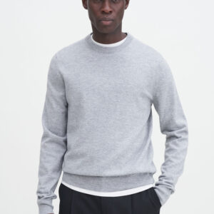 Cotton Merino Sweater light grey mel