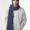 Scarf Two Wool Scarf blue