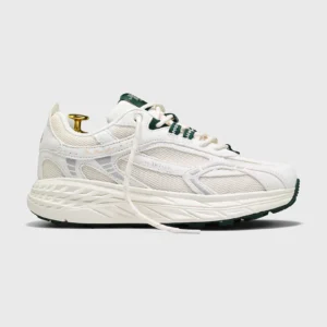 The Re-Run Max Suede white/green
