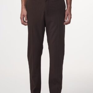 Billie Seersucker Trousers brown stripe