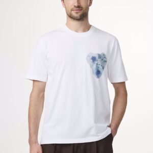 Adam Pima Cotton Tee blue print