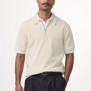 Danny Zip Polo Polo ecru