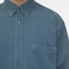Formal army shirt graphite blue