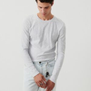 Bysapick longsleeve t-shirt grey melange