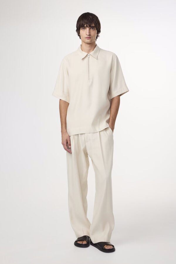 Bruno Half Zip Polo ivory - Image 5