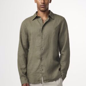 Enzo Linen Shirt CAPERS