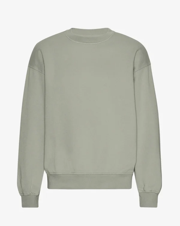 Organic Oversized Crew - steel blue - Image 2