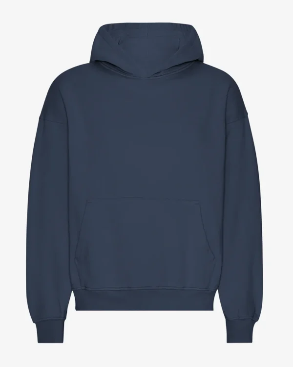 Organic Oversized Hood - Petrol Blue - Image 6