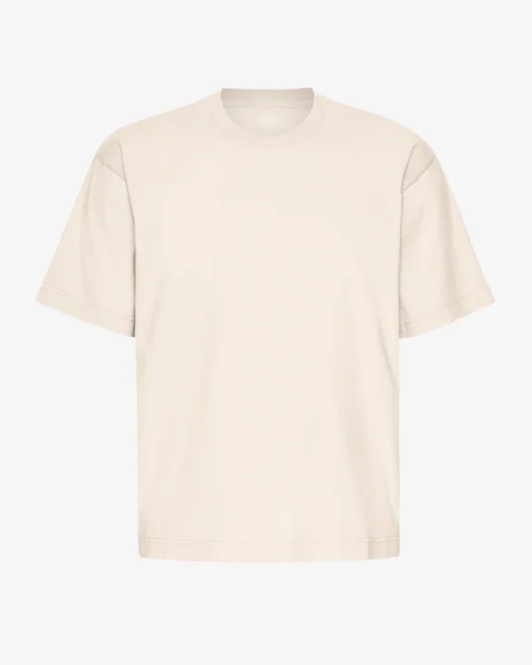 Oversized Organic T-Shirt - Ivory White - Image 2