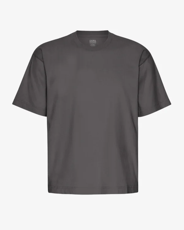 Oversized Organic T-Shirt - lava grey - Image 6