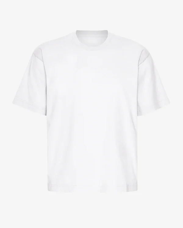 Oversized Organic T-Shirt - optical white - Image 8