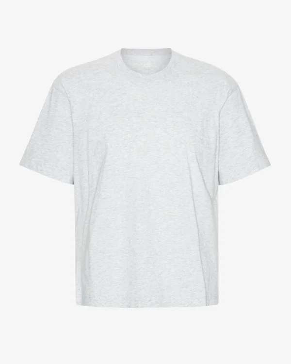 Oversized Organic T-Shirt - snow melange - Image 2