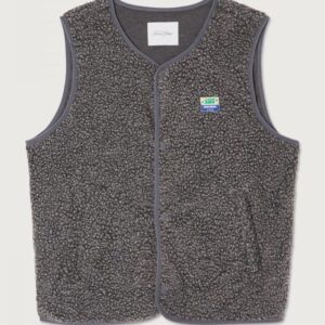 HOKTOWN SLEEVELESS TEDDY MELANGE CHARCOAL