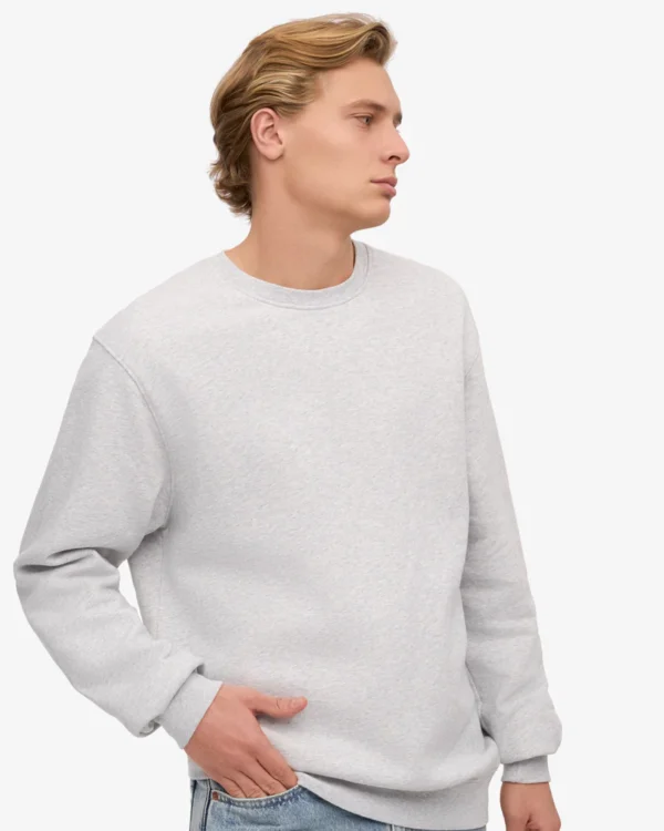 Classic Organic Crew - snow melange - Image 4