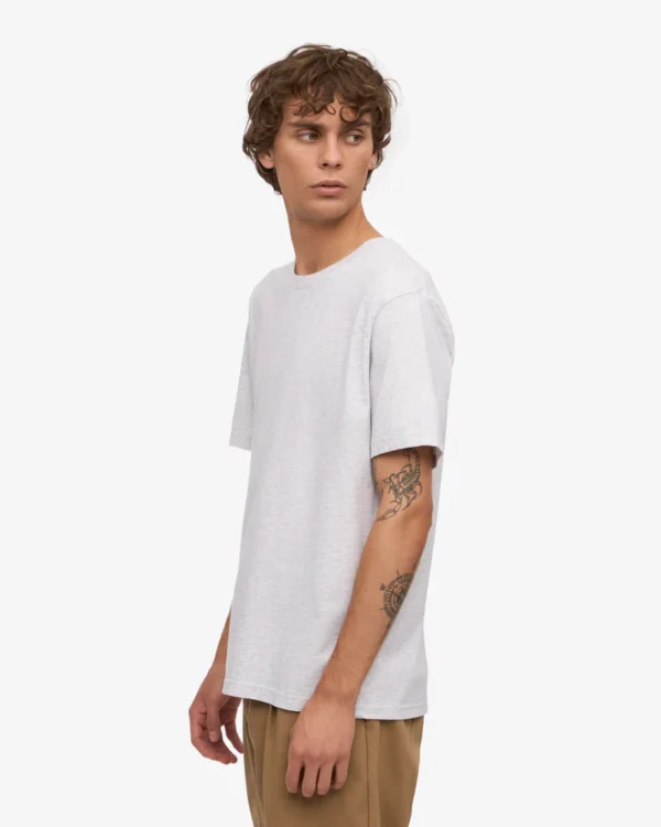 Classic Organic Tee - snow melange - Image 4