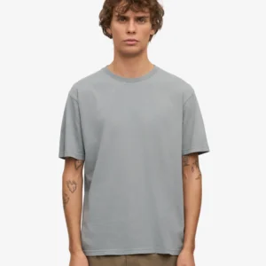 Classic Organic Tee - steel blue