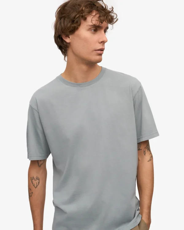 Classic Organic Tee - steel blue - Image 2
