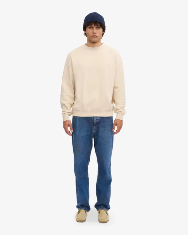 Organic Oversized Crew - ivory white - Image 3
