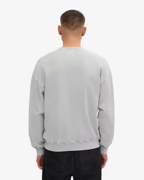Organic Oversized Crew - Faded Grey - Image 4