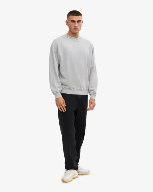 Organic Oversized Crew - Faded Grey - Image 3
