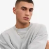 Organic Oversized Crew - Faded Grey - Image 2