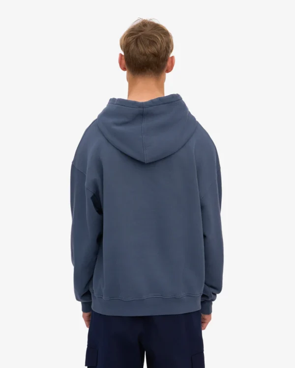 Organic Oversized Hood - Petrol Blue - Image 4