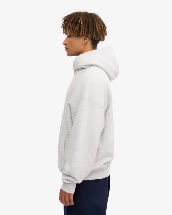 Organic Oversized Hood - snow melange - Image 5