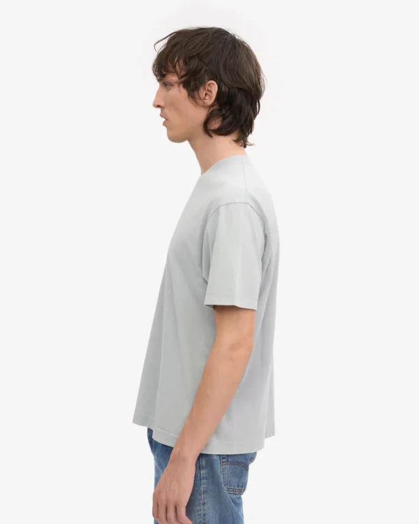 Oversized Organic T-Shirt - faded grey - Image 4